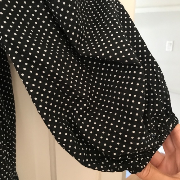 Horses Atelier Everything Dress in Black polka dot cotton, Size 3 / M-L - Picture 3 of 6